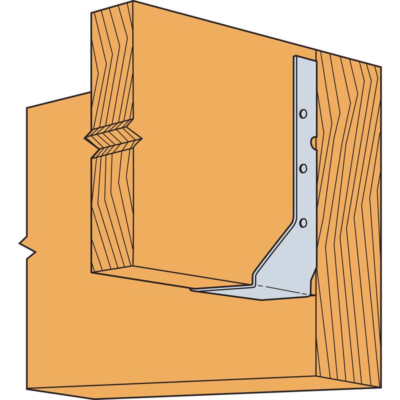 Simpson Strong-Tie LUC 7.8 in. H X 1.6 in. W 18 speed Galvanized Steel Joist Hanger