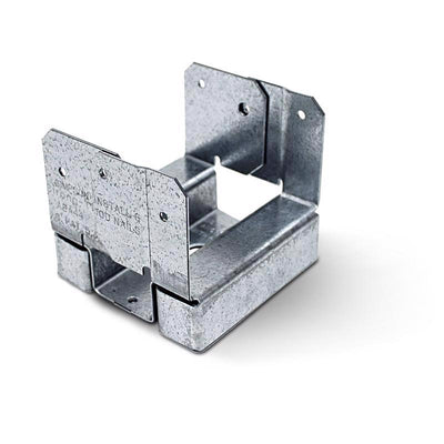 Simpson Strong-Tie ZMax 3.13 in. H X 5.5 in. W 14 Ga. Galvanized Steel Post Base