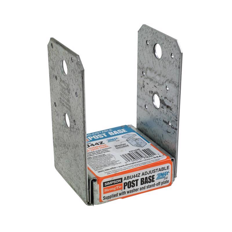 Simpson Strong-Tie ZMax 5.5 in. H X 3.56 in. W 16 Ga. Galvanized Steel Post Base