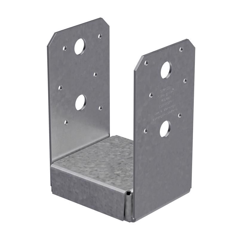 Simpson Strong-Tie ZMax 5.5 in. H X 3.56 in. W 16 Ga. Galvanized Steel Post Base