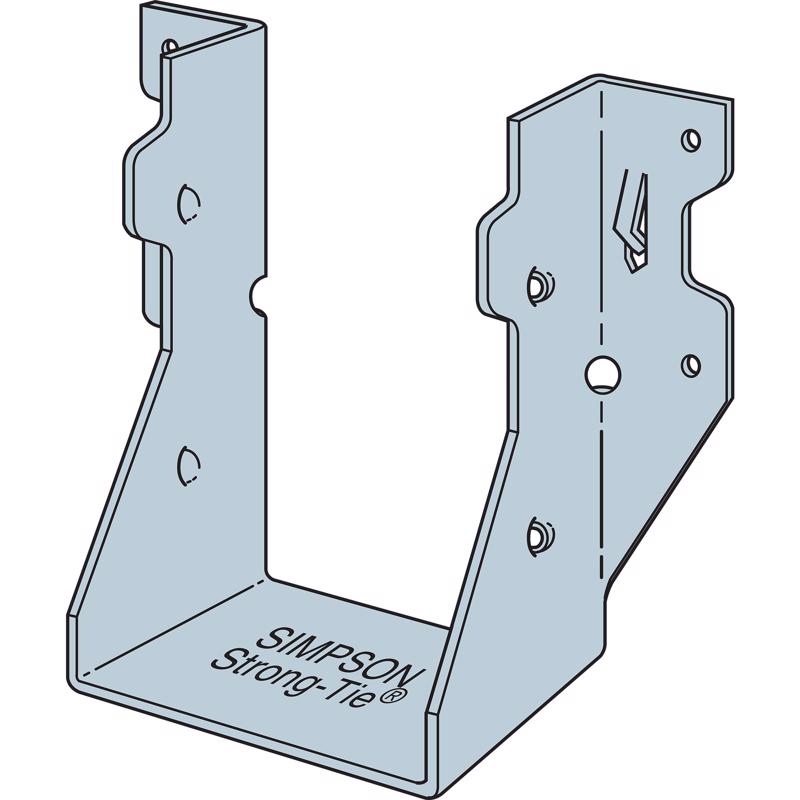 Simpson Strong-Tie 2 in. H X 6.56 in. W 18 Ga. Galvanized Steel Joist Hanger