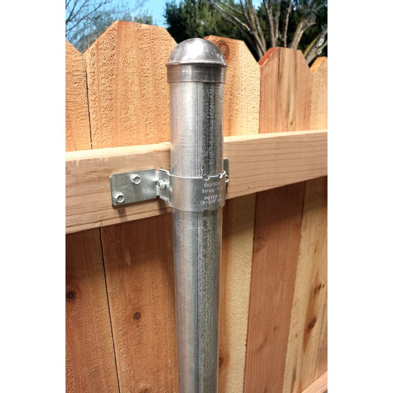 Simpson Strong-Tie ZMax 6.5 in. H X 2.25 in. W 12 Ga. Galvanized Steel Pipe Grip Tie