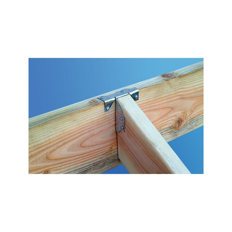 Simpson Strong-Tie 2.25 in. H X 4 in. W 18 Ga. Galvanized Steel Ridge Rafter