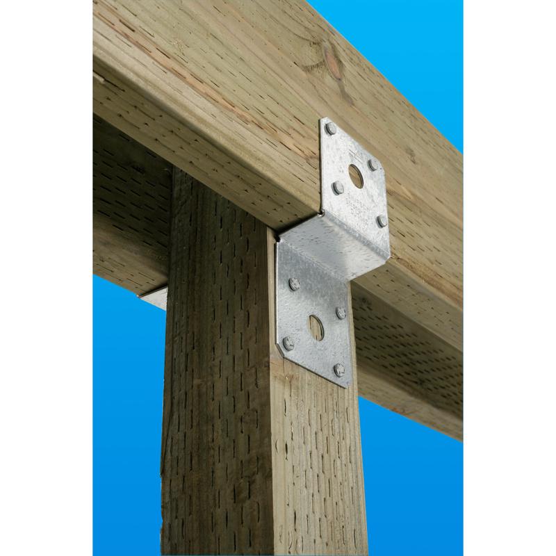 Simpson Strong-Tie ZMax 7.25 in. H X 3 in. W 14 Ga. Galvanized Steel Deck Joist Tie