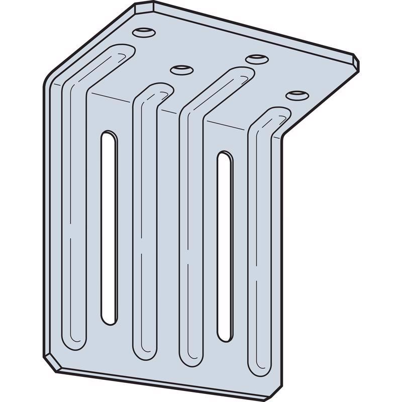 Simpson Strong-Tie Galvanized Silver Steel Double Truss Clip For 2-1/2