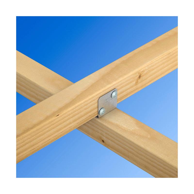 Simpson Strong-Tie 1.375 in. H X 1.5 in. W 18 speed Galvanized Steel Rigid Tie Connectors