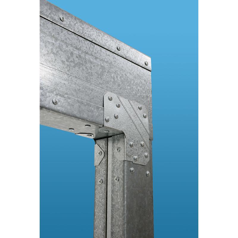 Simpson Strong-Tie ZMax 5.38 in. H X 5.38 in. W 20 Ga. Galvanized Steel End Post Cap