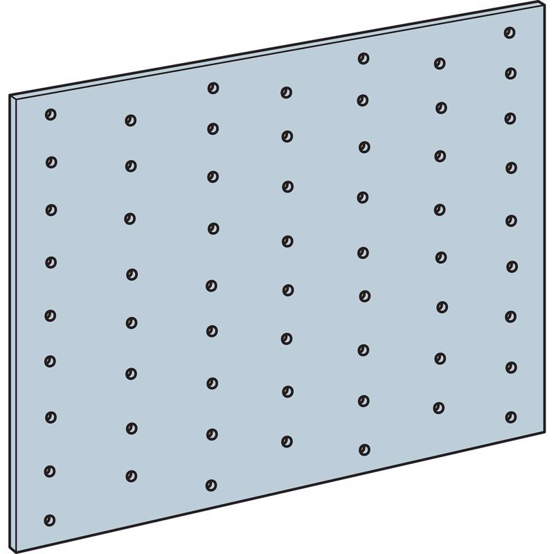 Simpson Strong-Tie 7 in. H X 0.04 in. W X 5.8 in. L Galvanized Steel Tie Plate