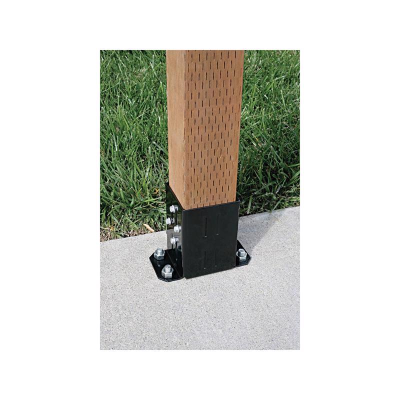 Simpson Strong-Tie 5.6 in. H X 3.83 in. W 12 Ga. Steel Ez Base