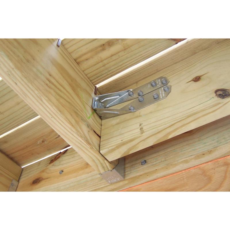 Simpson Strong-Tie ZMax 7.03 in. H X 3.25 in. W 14 Ga. Steel Deck Tension Tie