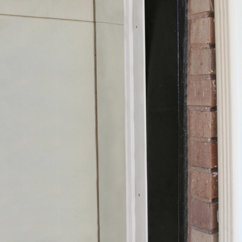 M-D Building Products White Vinyl Weatherstrip For Garage Doors 108 in. L X 0.25 in.
