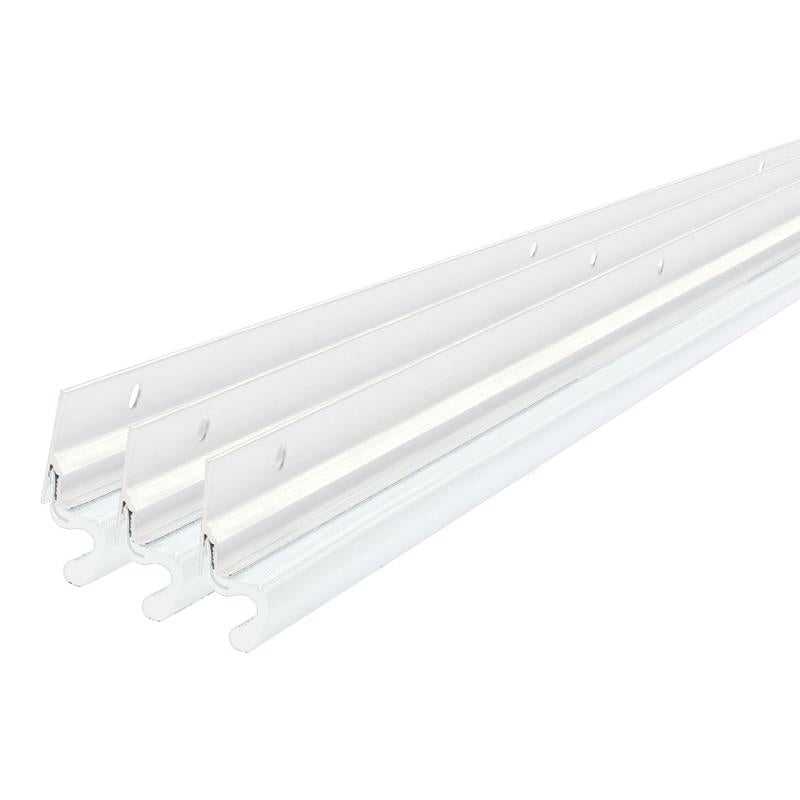 M-D Building Products White Aluminum/Vinyl Top & Sides Door Seal For Door Jambs 84 in. L X 0.63 in.