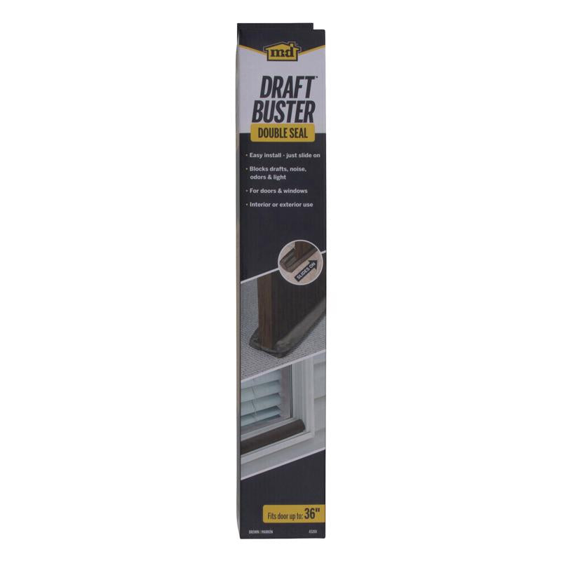 M-D Building Products Brown Cloth/Foam Seal For Doors and Windows 36 in. L X 3-11/32 in.