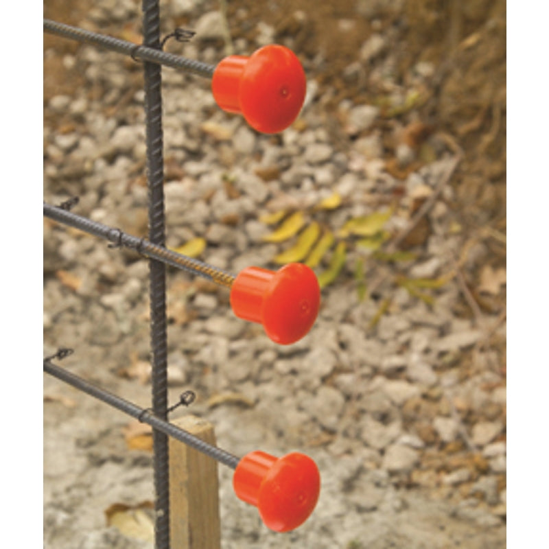 Grip-Rite Plastic Rebar Cap Mushroom