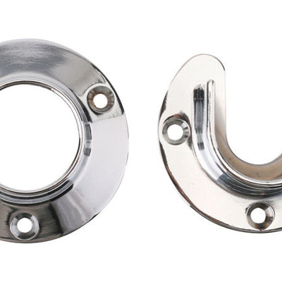 Knape & Vogt Pro HD 7/8 in. L X 1-3/8 in. D Chrome Steel Rod Socket