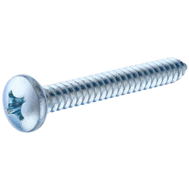 HILLMAN No. 10 Ga. X 3/4 in. L Phillips Pan Head Sheet Metal Screws 100 pk