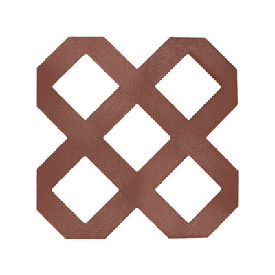 Grid Axcents 48 in. W X 8 ft. L Adobe Plastic Lattice Panel