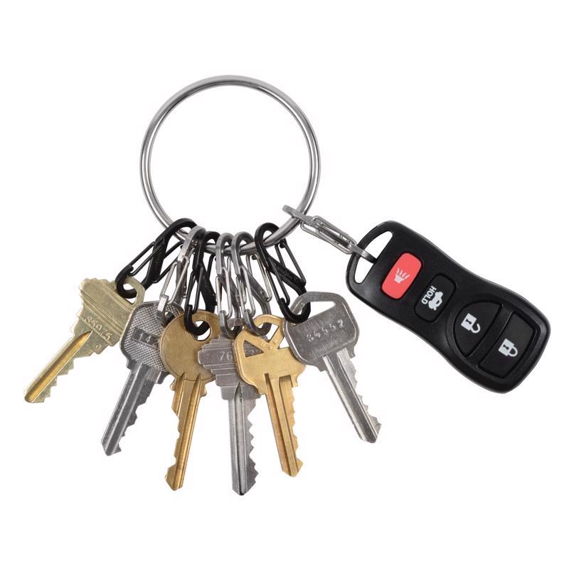 Nite Ize BigRing 2 in. D Stainless Steel Silver Loop Key Ring
