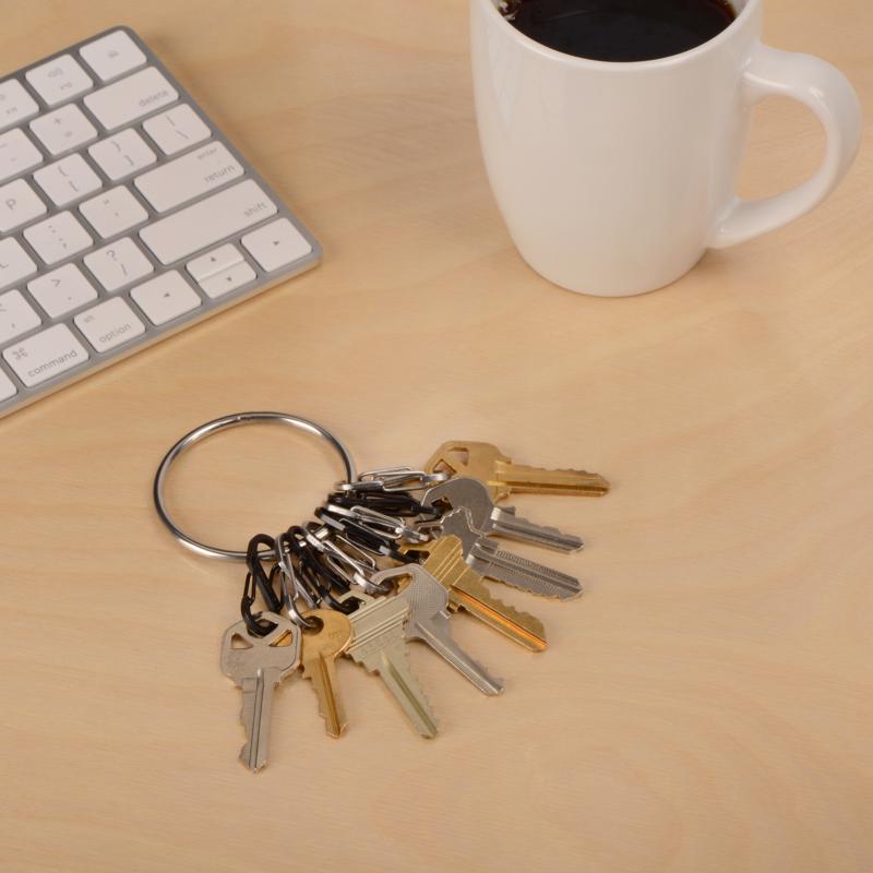 Nite Ize BigRing 2 in. D Stainless Steel Silver Loop Key Ring