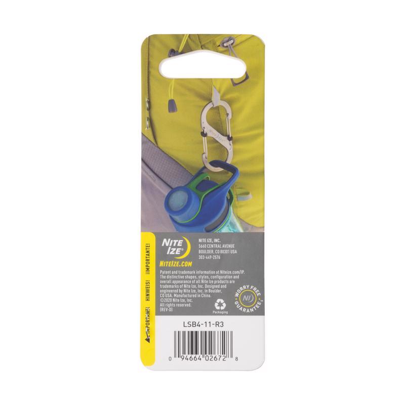 Nite Ize S-Biner SlideLock 1.8 in. D Stainless Steel Silver Carabiner Key Holder