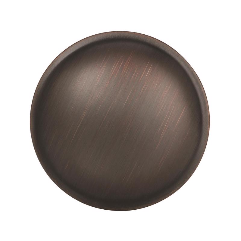 Amerock Allison Round Cabinet Knob 1-1/4 in. D 15/16 in. Oil Rubbed Bronze