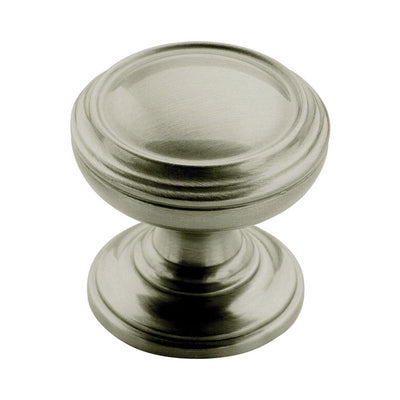Amerock Revitalize Round Cabinet Knob 1-1/4 in. D 1-1/4 in. Satin Nickel