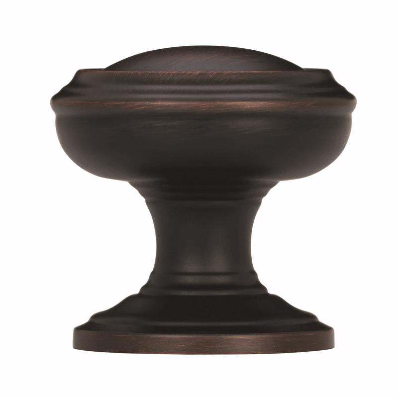 Amerock Revitalize Round Cabinet Knob 1-1/4 in. D 1-1/4 in. Oil Rubbed Bronze