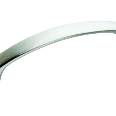 Amerock Contemporary Arch Cabinet Pull 3 in. Satin Nickel Silver 10 pk