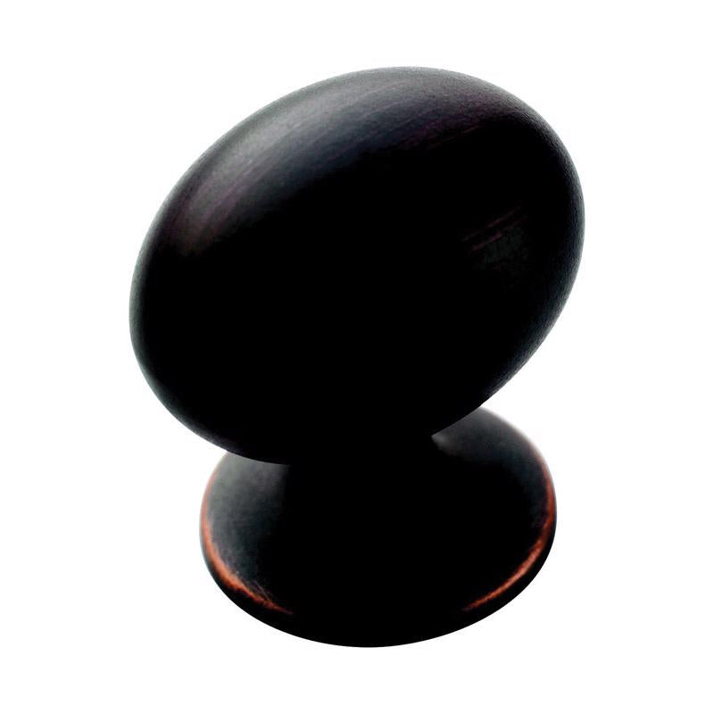 Amerock Allison Oval Cabinet Knob 1-3/8 in. D 1-3/8 in. Oil Rubbed Bronze