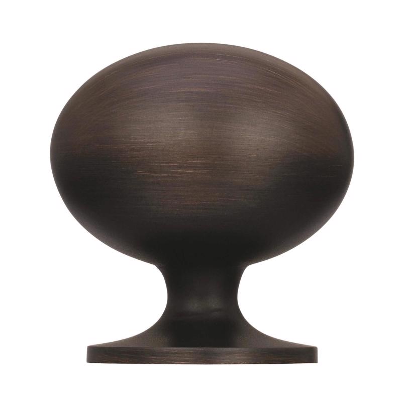 Amerock Allison Oval Cabinet Knob 1-3/8 in. D 1-3/8 in. Oil Rubbed Bronze