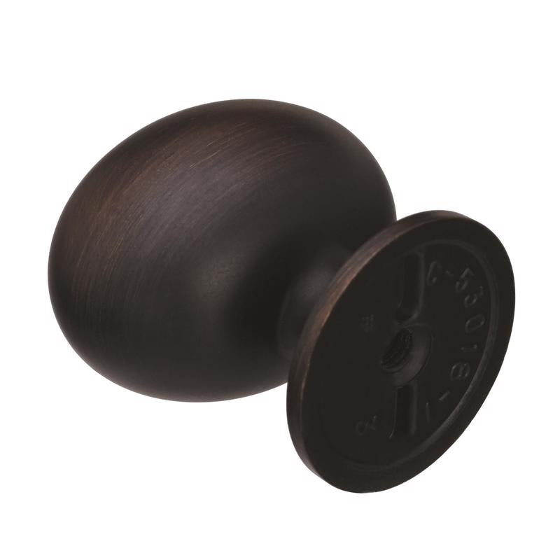 Amerock Allison Oval Cabinet Knob 1-3/8 in. D 1-3/8 in. Oil Rubbed Bronze