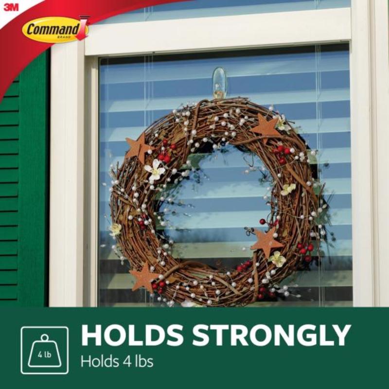 3M Command Large Plastic Hook 3.375 in. L