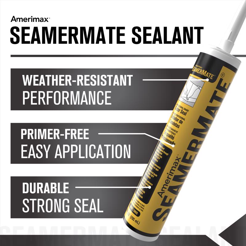 Amerimax SeamerMate 2 in. H X 2 in. W X 12 in. L Gray Triploymer Gutter Sealant