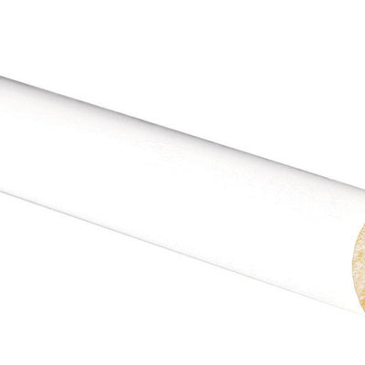 Inteplast Building Products 9/16 in. H X 9/16 in. W X 8 ft. L Prefinished White Polystyrene Trim