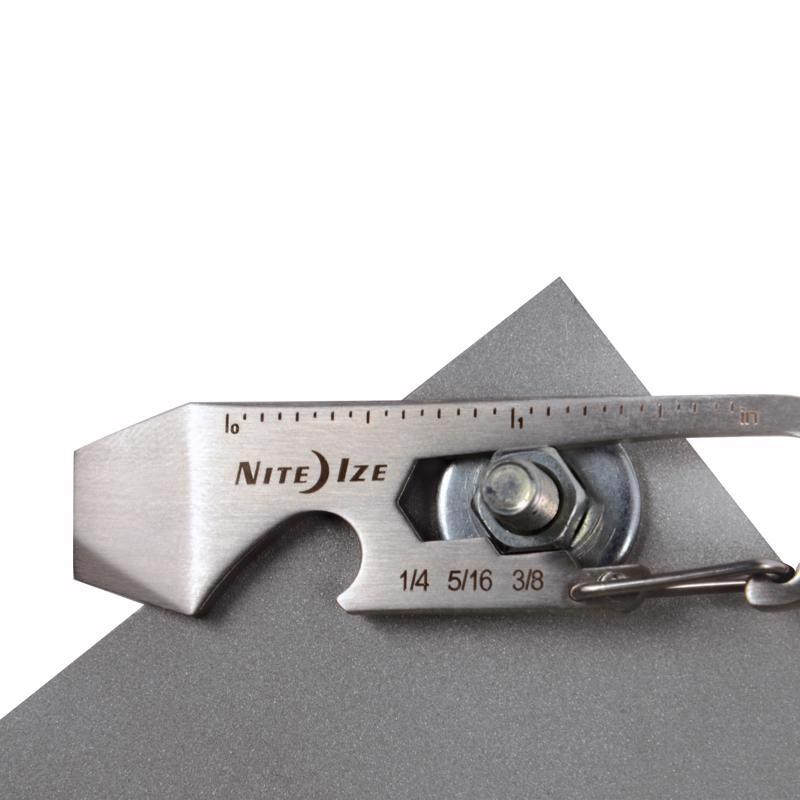 Nite Ize DoohicKey 1.8 in. D Stainless Steel Silver DoohicKey Multi Key Tool