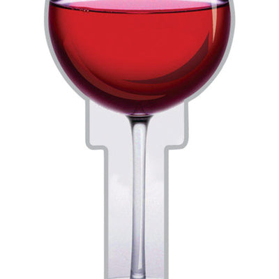 Lucky Line Key Shapes Red Wine House Key Blank KW1/11 Double For Kwikset