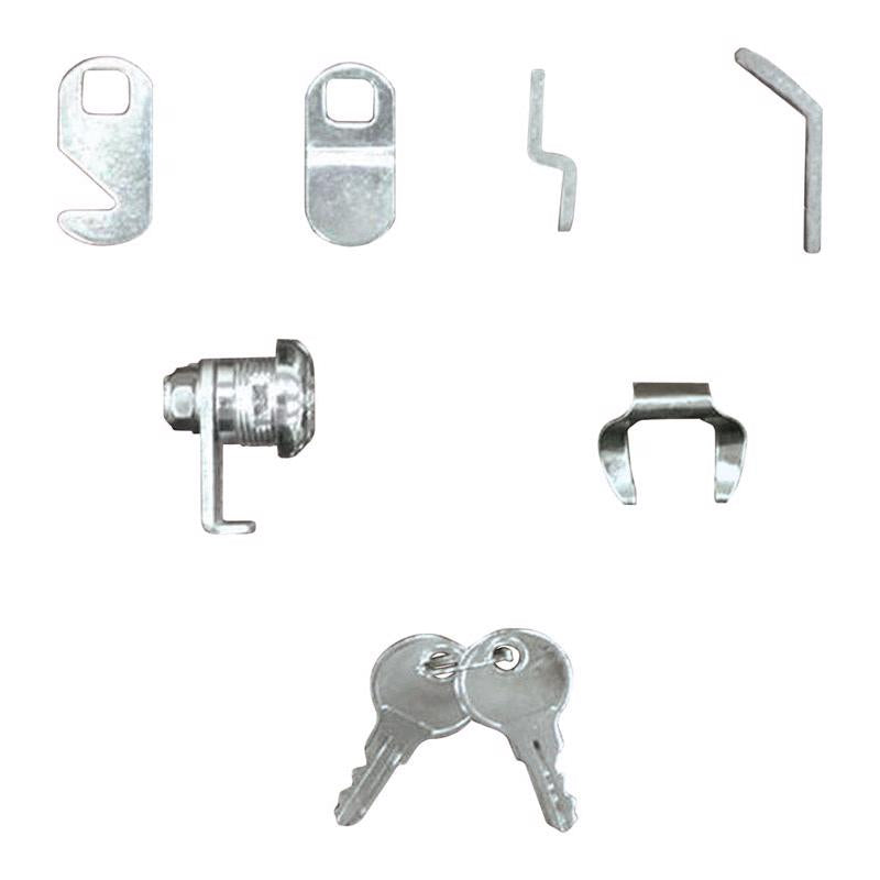 Architectural Mailboxes Brushed Nickel Steel Clockwise Mailbox Lock