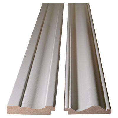 Alexandria Moulding 9/16 in. H X 2-5/8 in. W X 8 ft. L Primed White MDF Molding