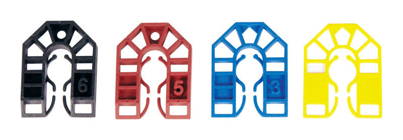Broadfix 1.7 in. W X 2.2 in. L Hard Plastic Small U Shims 120 pk