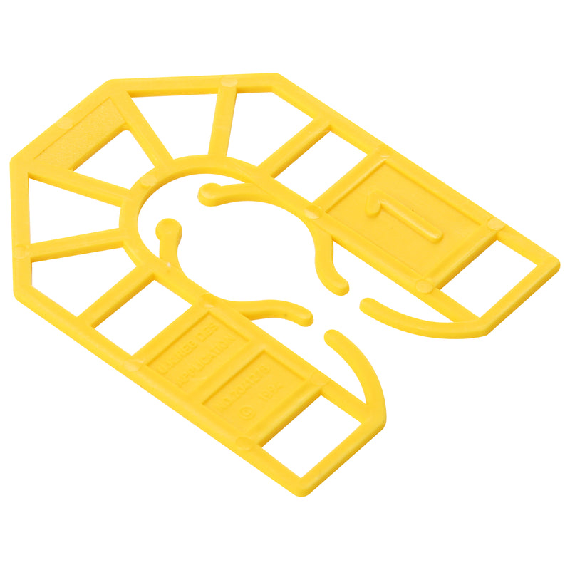 Broadfix 1.7 in. W X 2.2 in. L Hard Plastic Small U Shims 120 pk