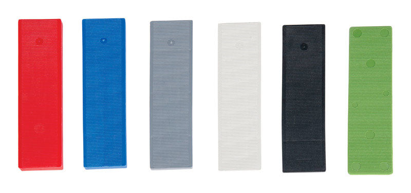 Broadfix 1.10 in. W X 3.94 in. L Hard Plastic Shim 60 pk