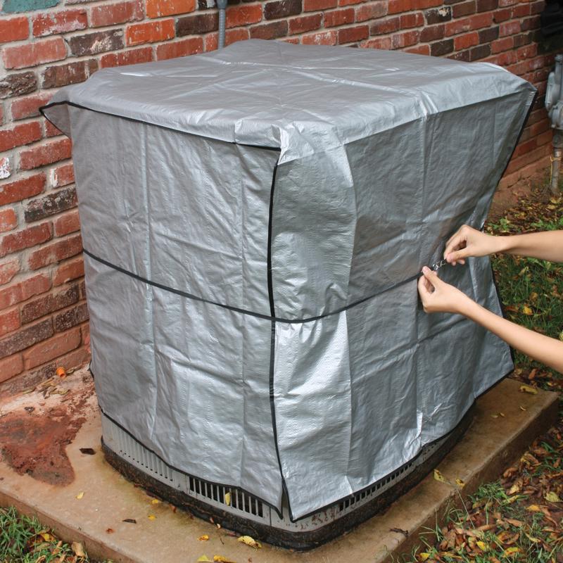 M-D Building Products 30 in. H X 34 in. W Rectangle Outdoor Central Air Conditioner Cover