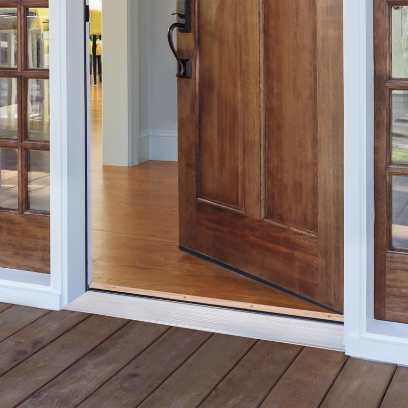 M-D Building Products 1.13 in. H X 5.63 in. W X 36 in. L Aluminum Adjustable Threshold Oak