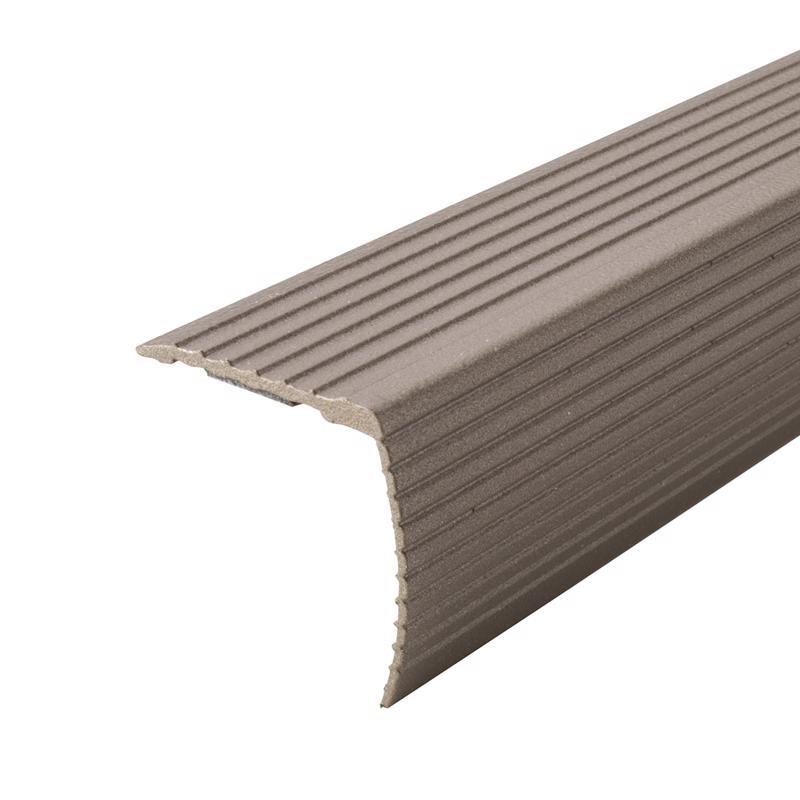 M-D Building Products CINCH 1.125 in. H X 1.125 in. W X 36 in. L Prefinished Aluminum Stair Edge