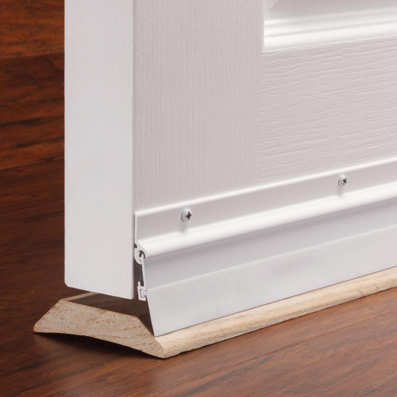M-D Building Products White Aluminum Sweep For Doors 36 in. L X 2.5 in.