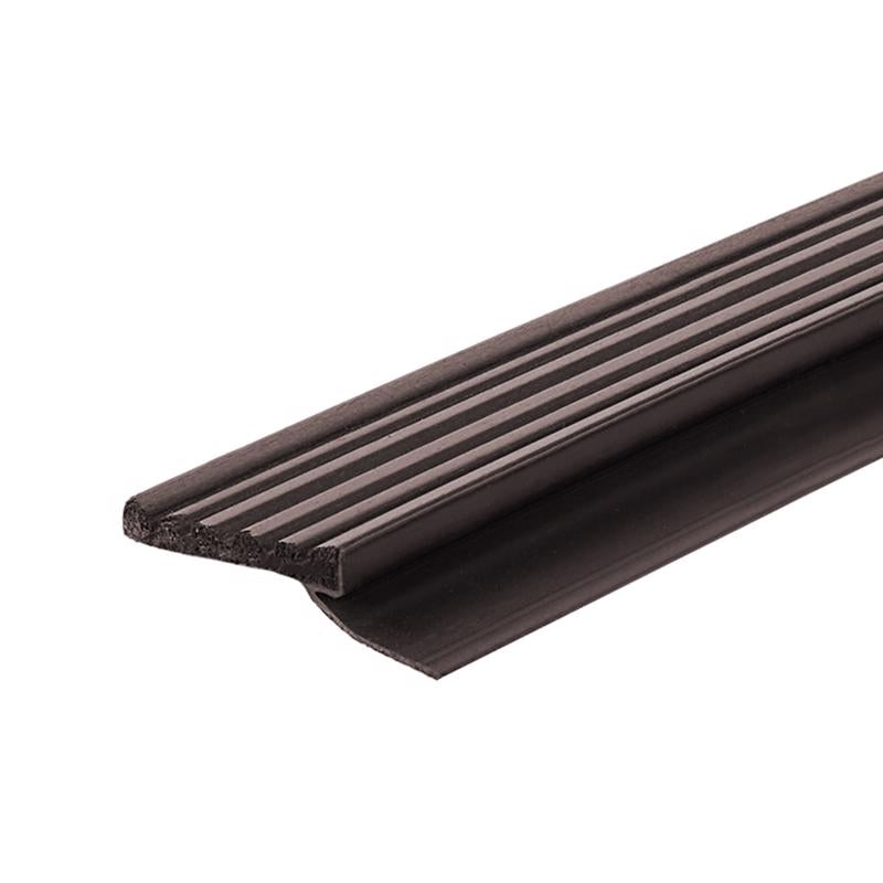 M-D Building Products Brown Vinyl Top & Sides Door Seal For Garage Doors 84 in. L X 0.38 in.