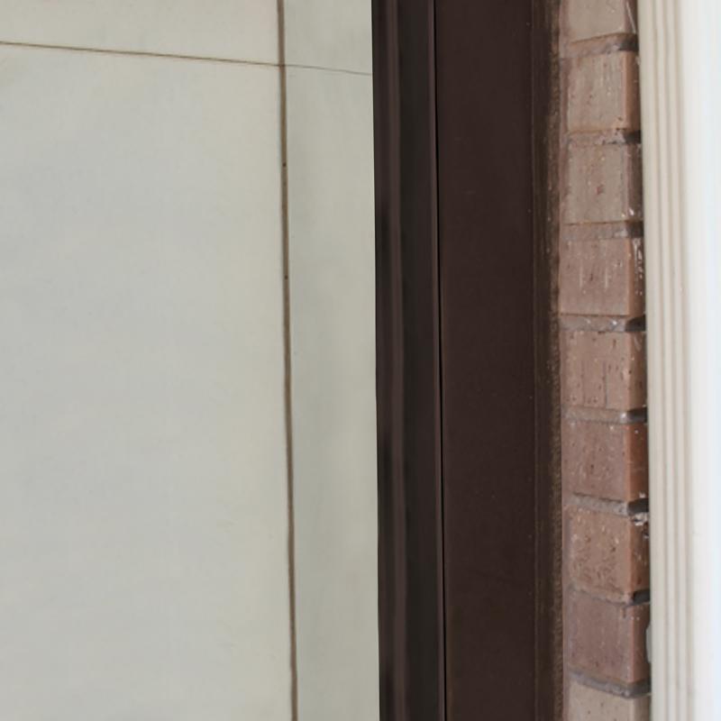 M-D Building Products Brown Vinyl Top & Sides Door Seal For Garage Doors 84 in. L X 0.38 in.
