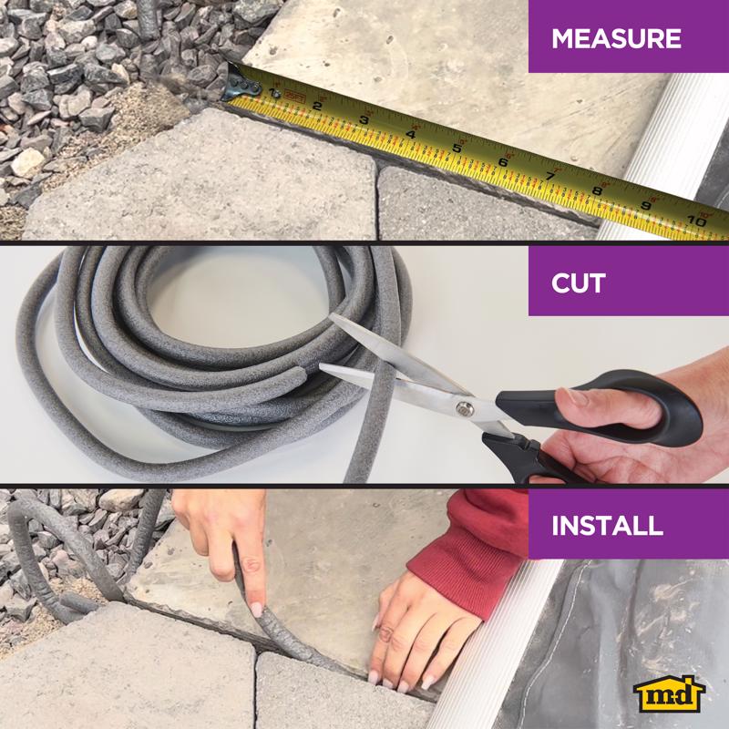 M-D Building Products Gray Foam Caulk Backer Rod For Gaps and Openings 180 in. L X 0.75 in.