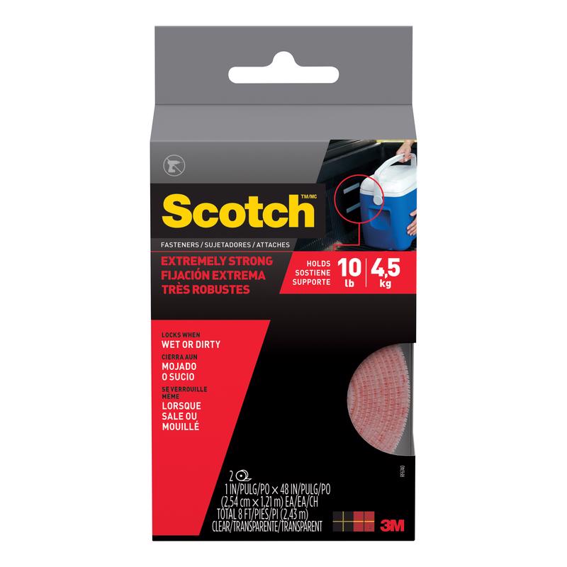 Scotch Medium Foam Hook and Loop Fastener 48 in. L