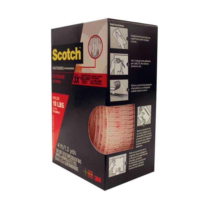 Scotch Medium Foam Hook and Loop Fastener 48 in. L